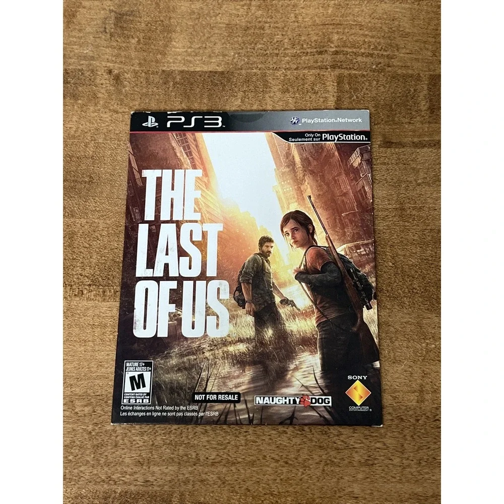 The Last of Us Sony PlayStation 3‎ PS3 Pack In Sleeve Not For Resale Sealed New